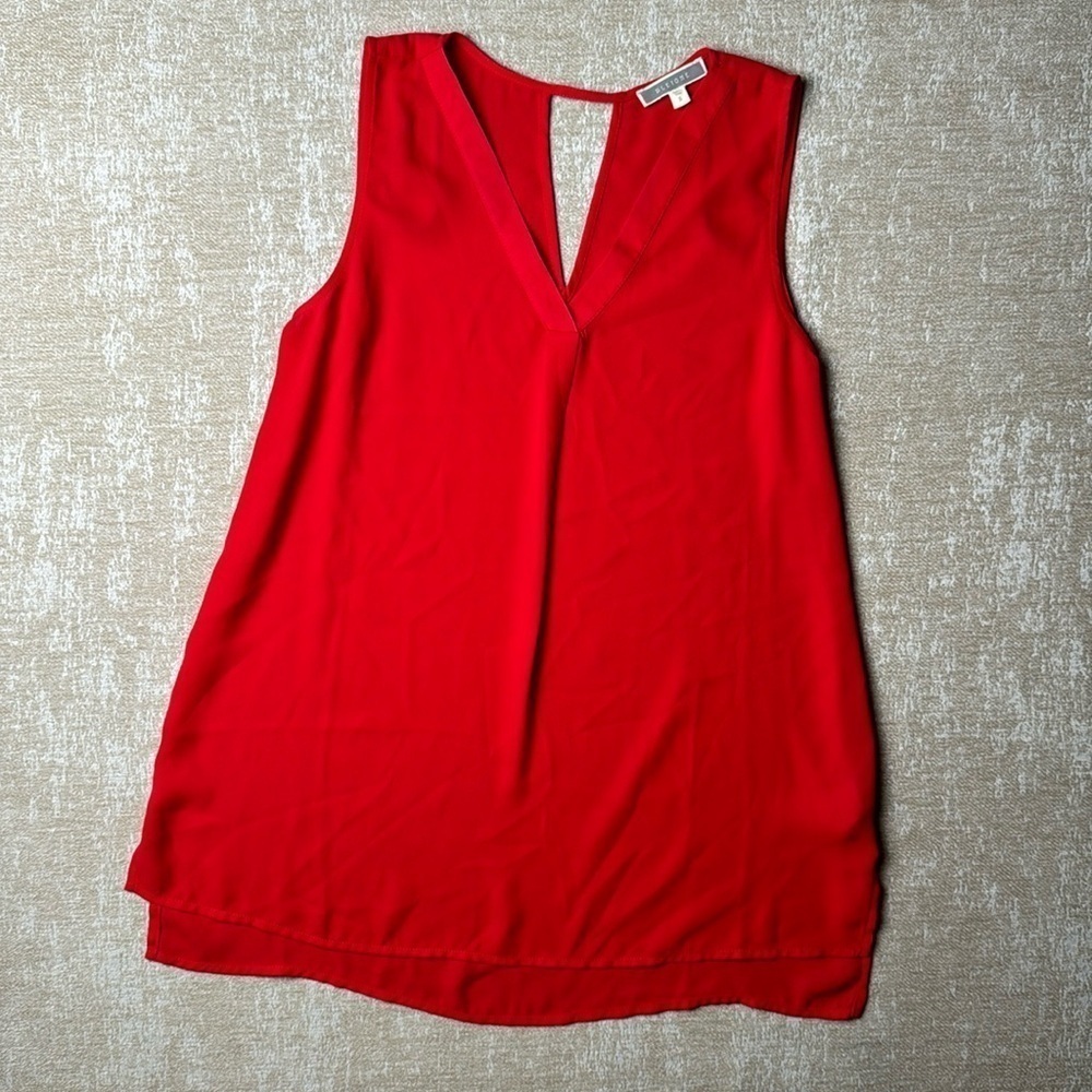 Women’s red Pleione tank top size S
